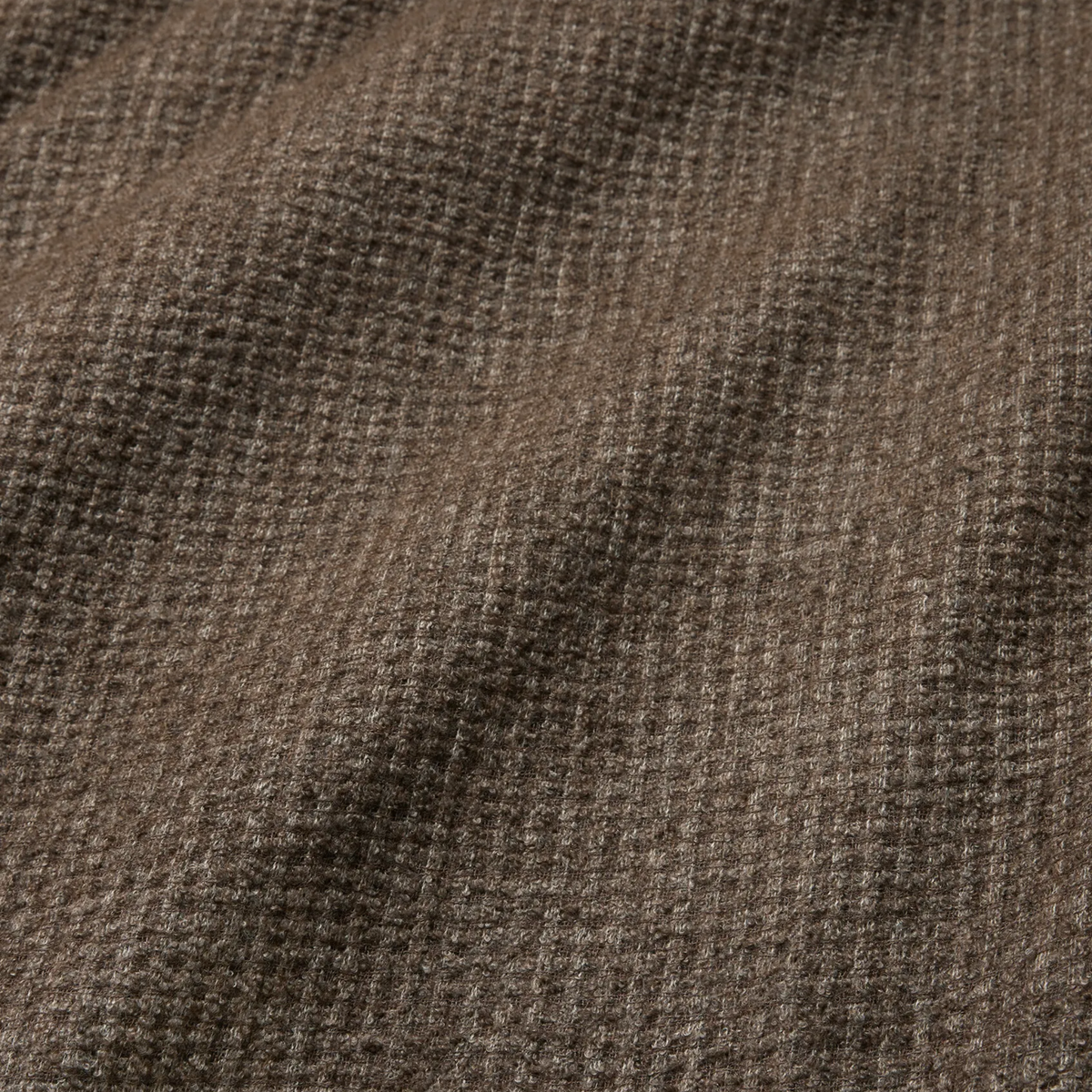 Fabric Closeup of Sferra Terranova Throw in Khaki color