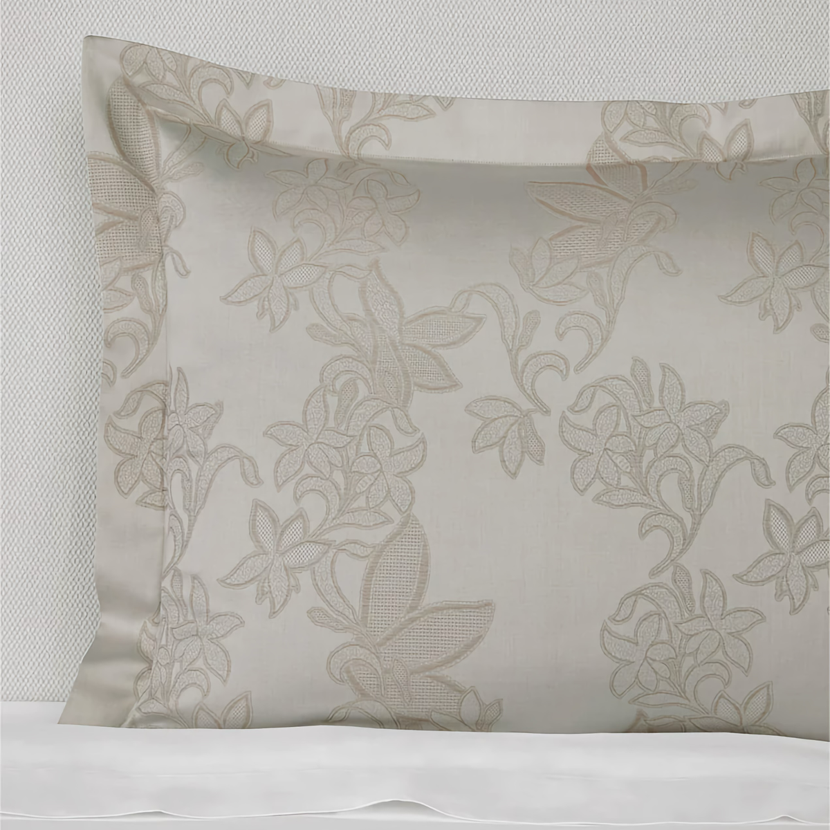 Sham of Sferra Tivoli Bedding in Color Taupe