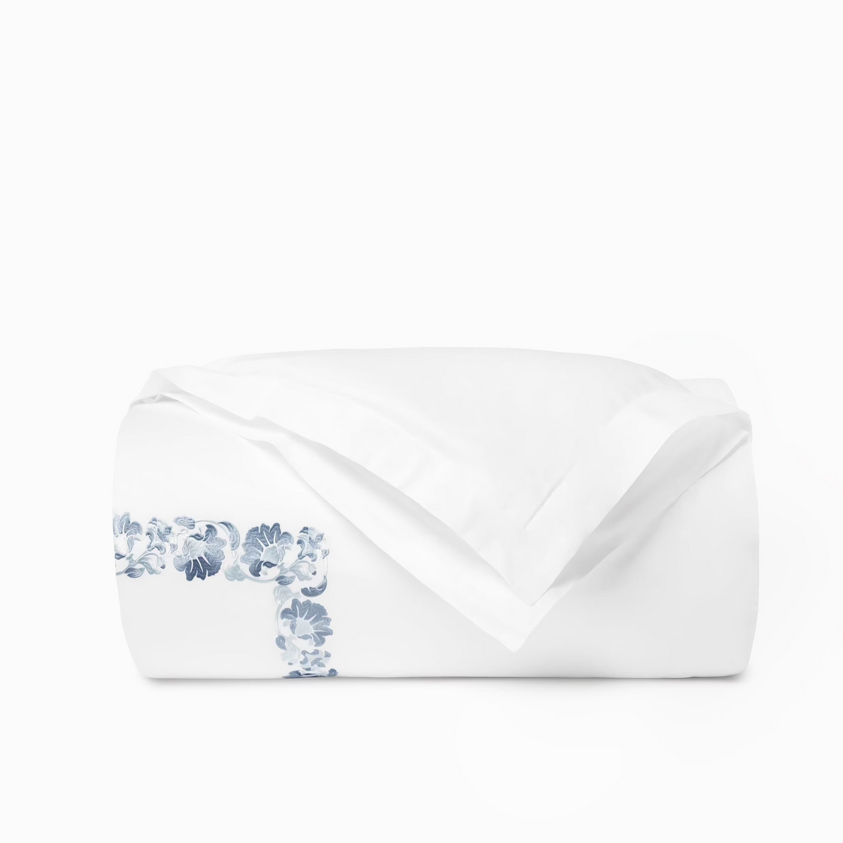 Duvet Cover of White and Sea Sferra Tralcio Bedding