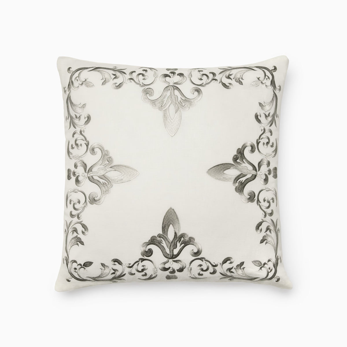 Sferra Umbria Decorative Pillow in Oyster and Grey