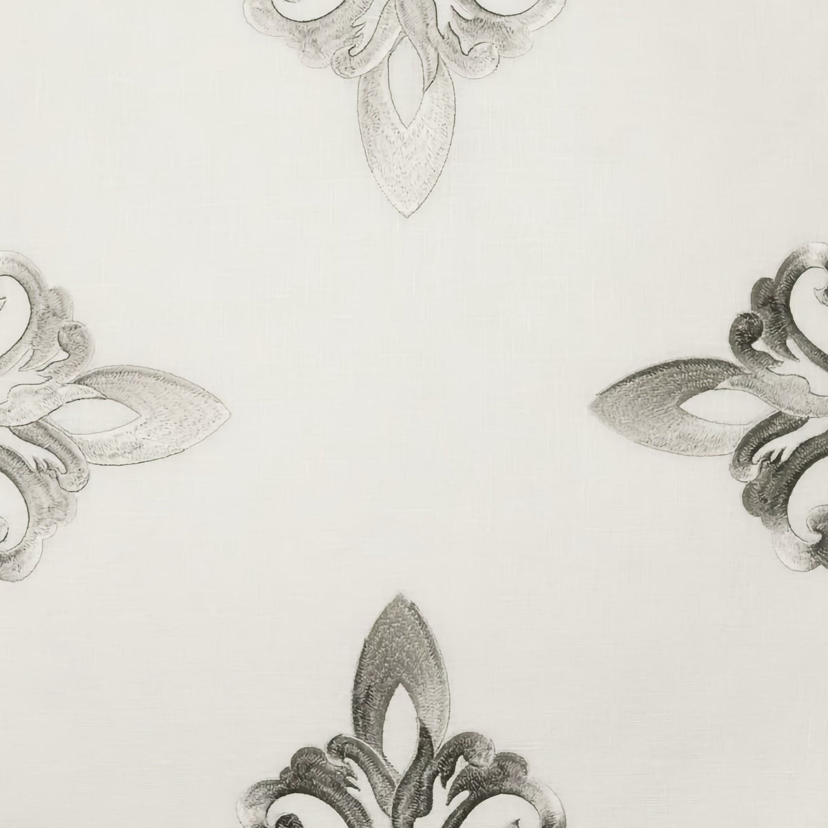 Swatch of Sferra Umbria Decorative Pillow in Oyster and Grey