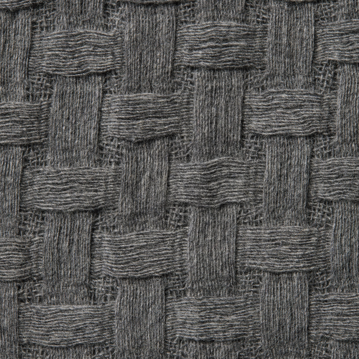 Fabric of Sferra Vella Throws in Charcoal Color