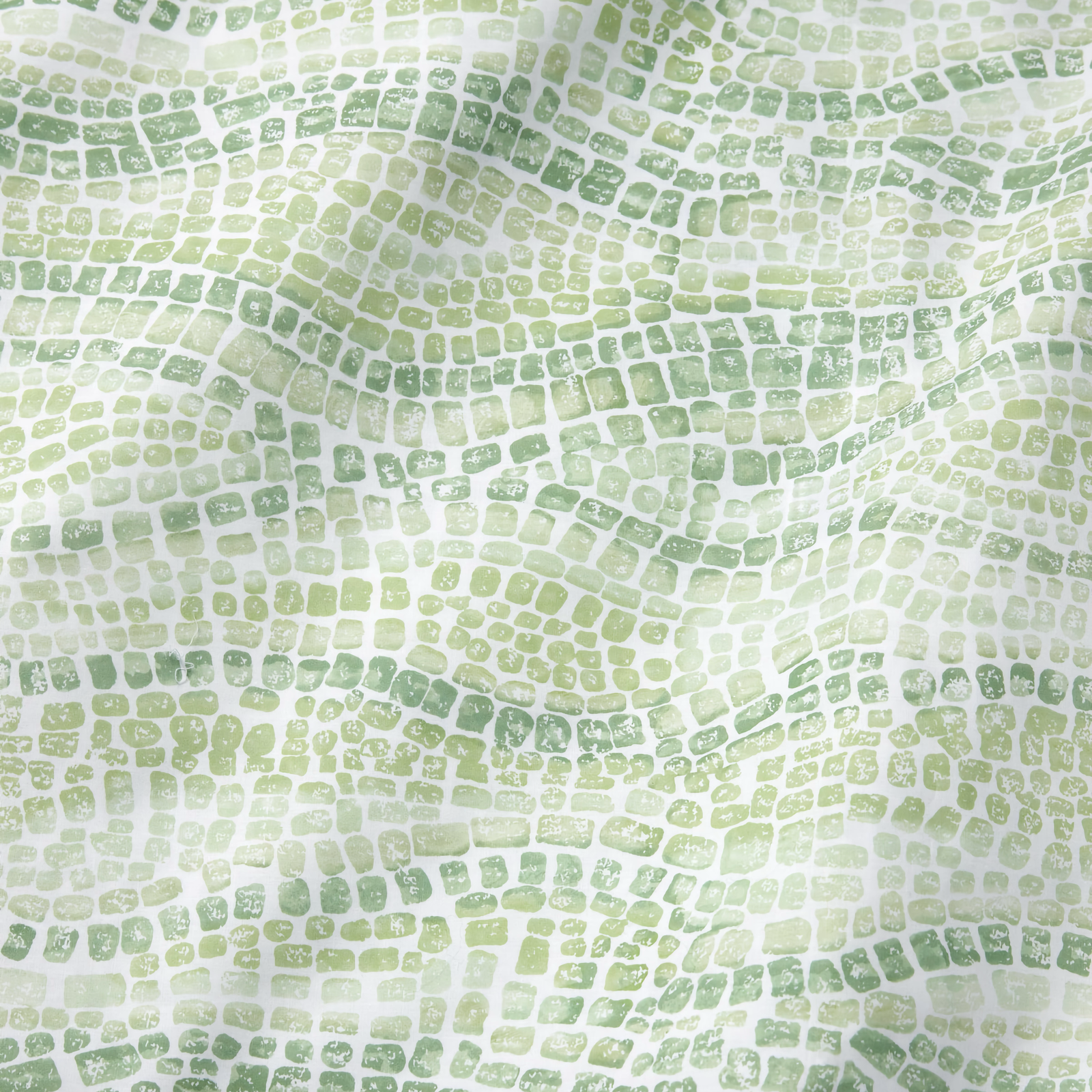 Bed Dressed in Sferra X Scalamandre Cobblestones Collection