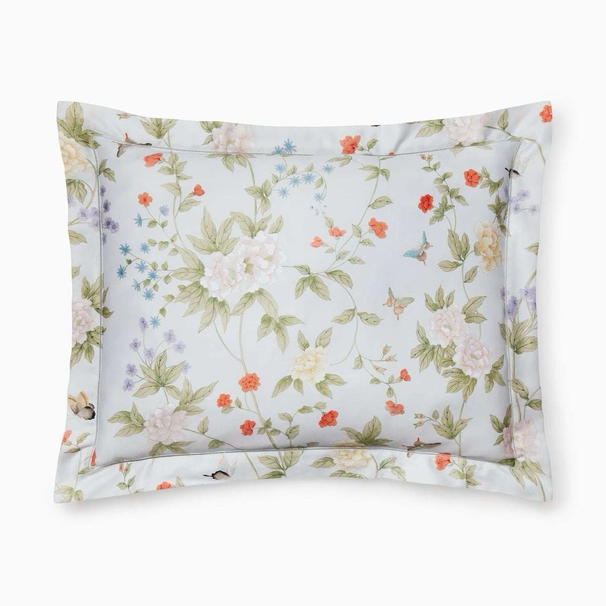 Sham Silo of Sferra X Scalamandre Luoyang Garden Collection in Sky color