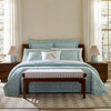 Sferra x Scalamandre Baldwin Bamboo Duvet Cover and Shams - Aqua featured image