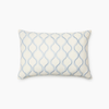 Sferra x Scalamandre Isabella Decorative Pillow - Ivory/Sea featured image