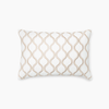 Sferra x Scalamandre Isabella Decorative Pillow - White/Sand featured image