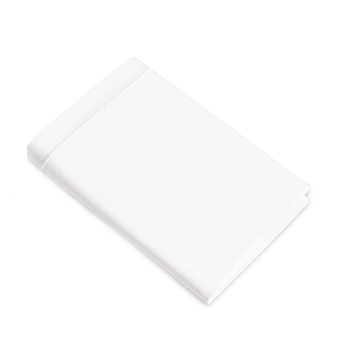 Folded Silo of Signoria Luce Bedding Duvet Cover in White Color