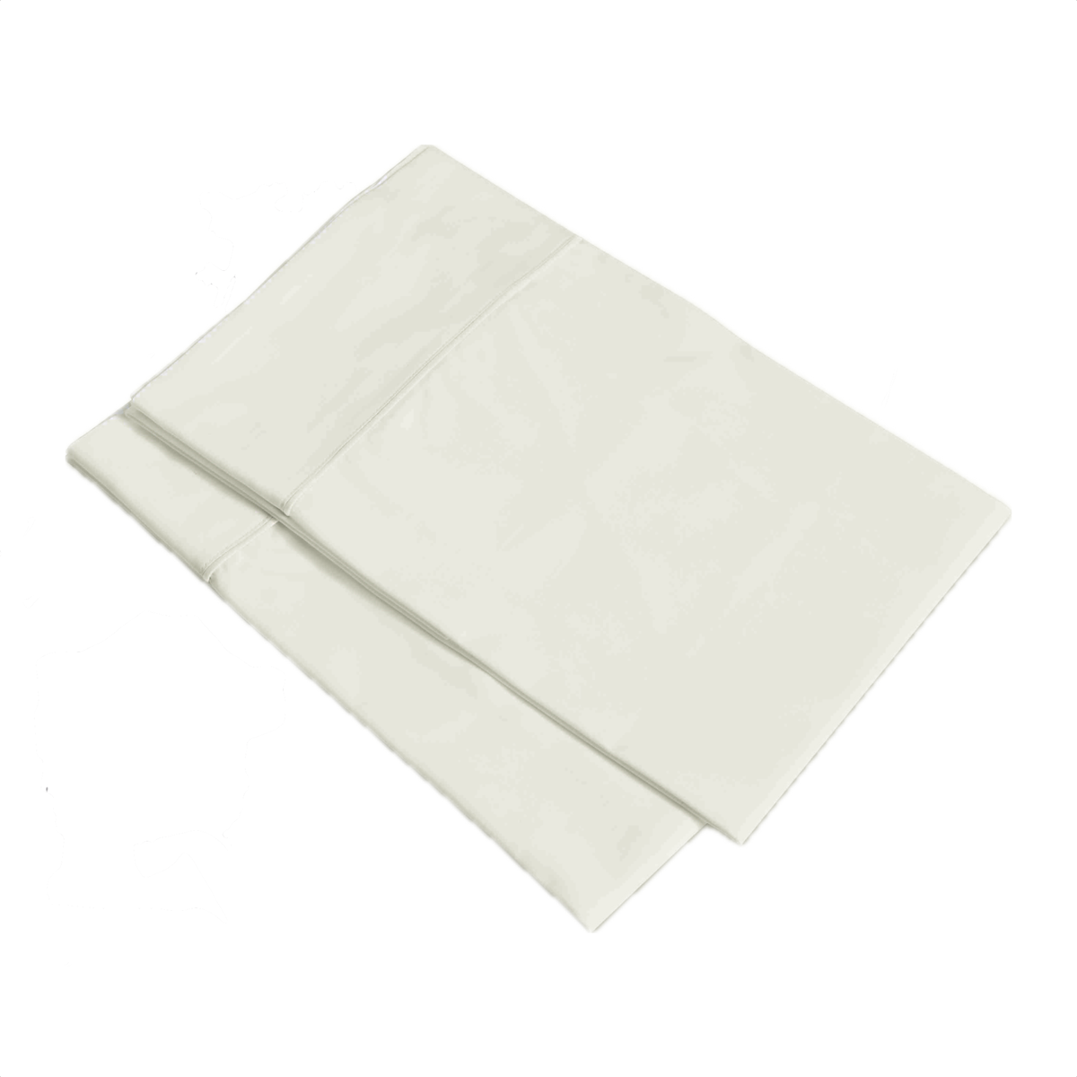 Folded Silos of Signoria Luce Bedding Pillowcases in Ivory Color