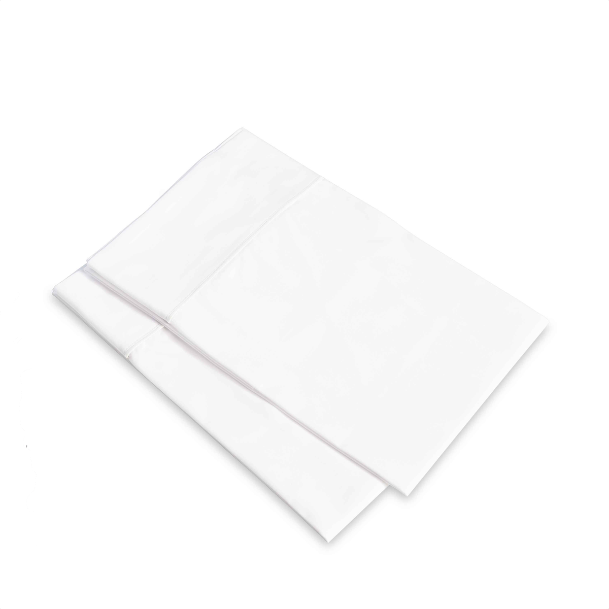 Folded Silos of Signoria Luce Bedding Pillowcases in White Color