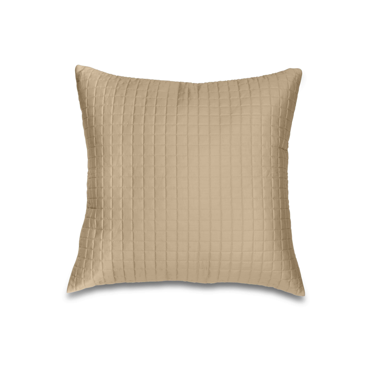 Quilted Sham of Signoria Masaccio Bedding in Flax Color