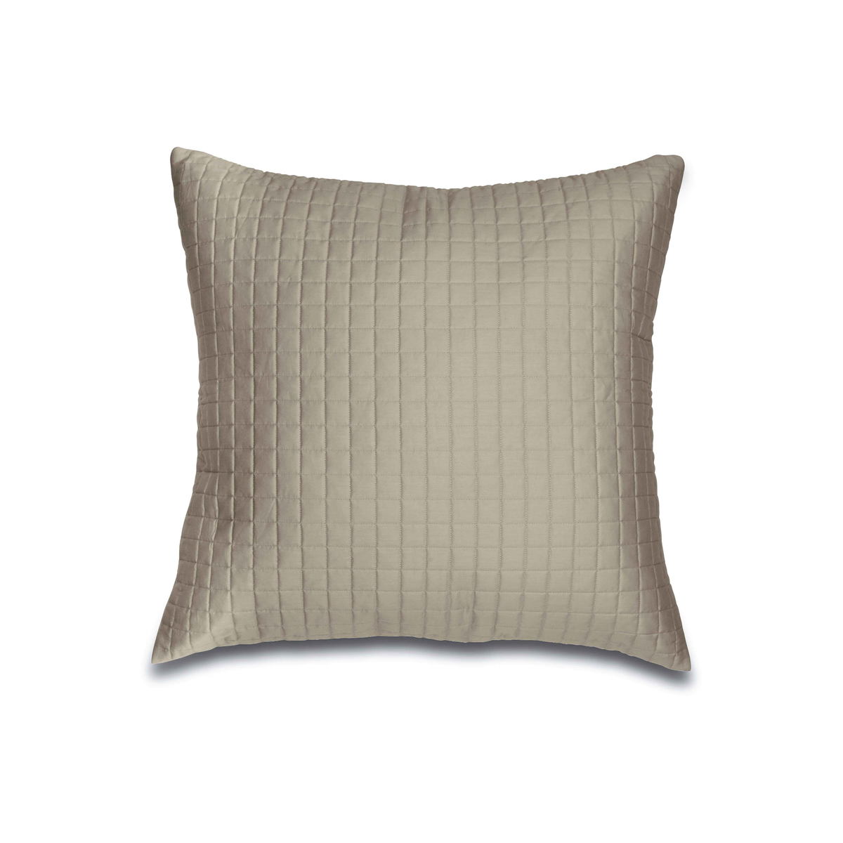 Quilted Sham of Signoria Masaccio Bedding in Khaki  Color