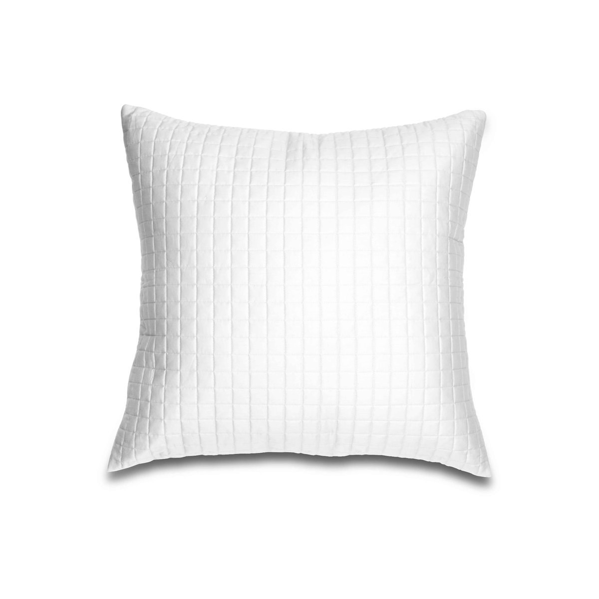 Quilted Sham of Signoria Masaccio Bedding in White Color