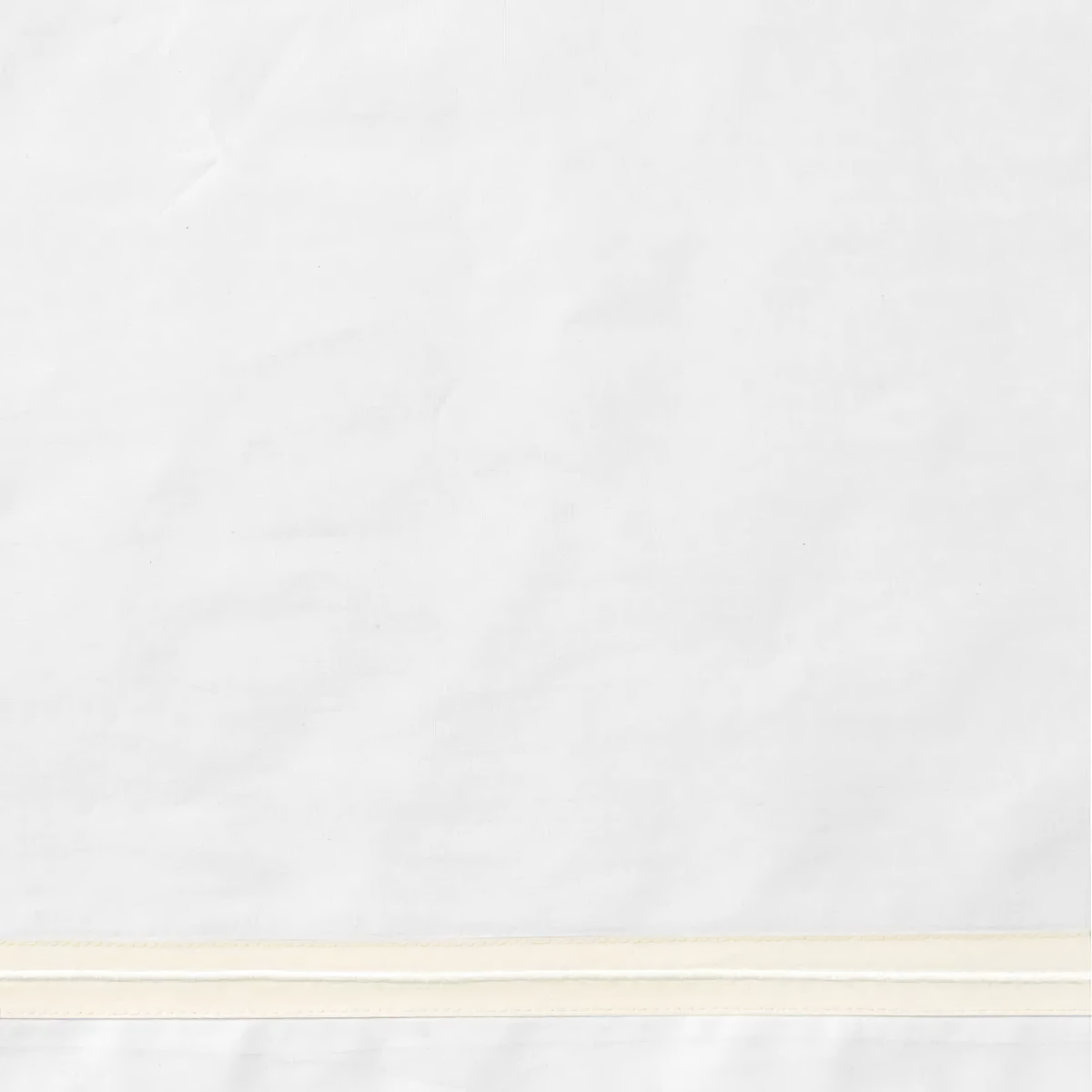 Swatch of Signoria Mylos Bedding in  White and Ivory