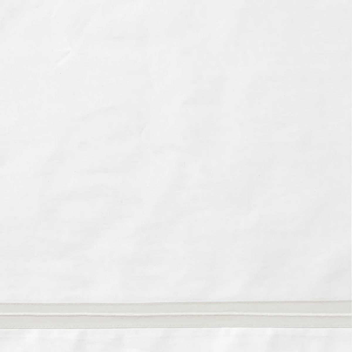 Swatch of Signoria Mylos Bedding in  White and Pearl