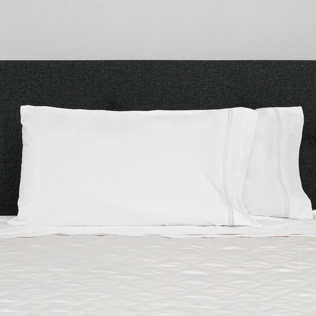 Pillowcases of Signoria Mylos Bedding in  White and White