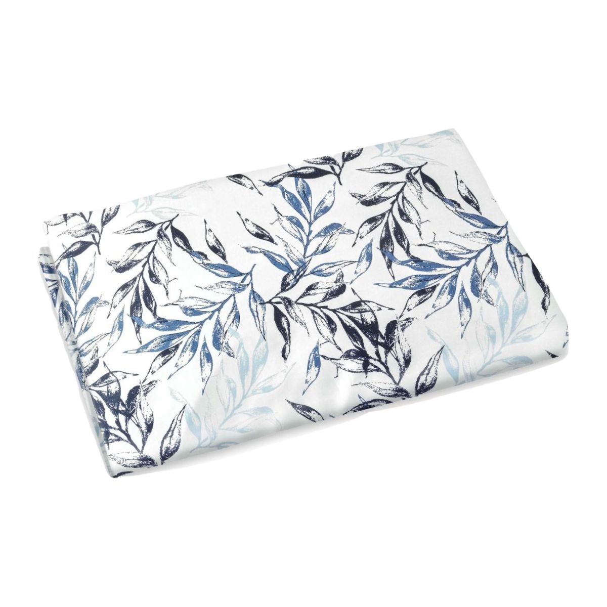 Folded Fitted Sheet of Signoria Natura Bedding in Blue Color