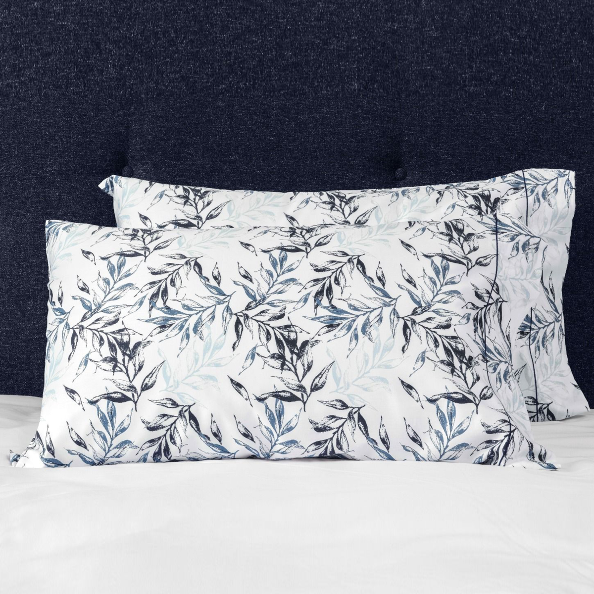 Pillowcases of Signoria Natura Bedding in Blue Color