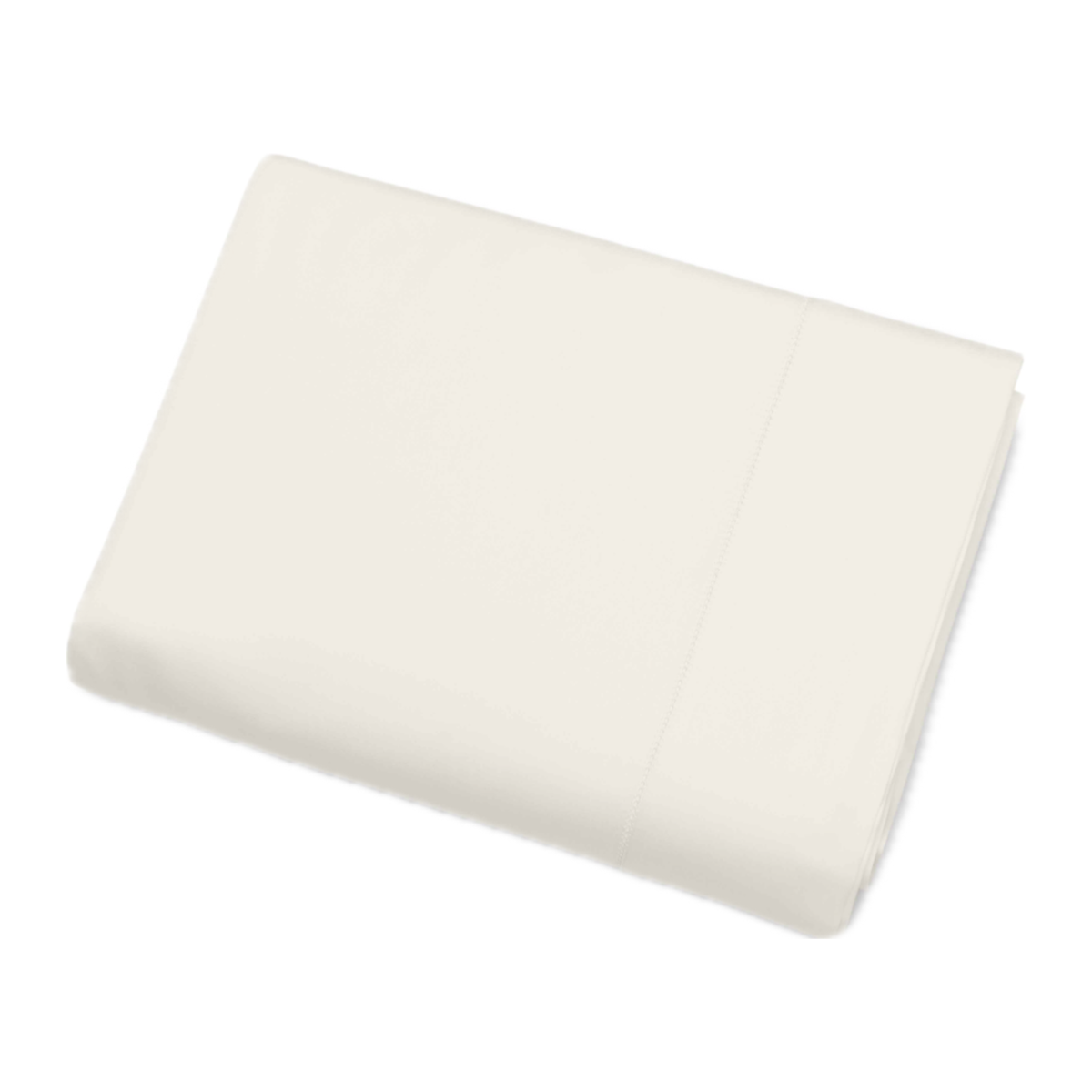 Folded Flat Sheet of Ivory  Signoria Nuvola Bedding