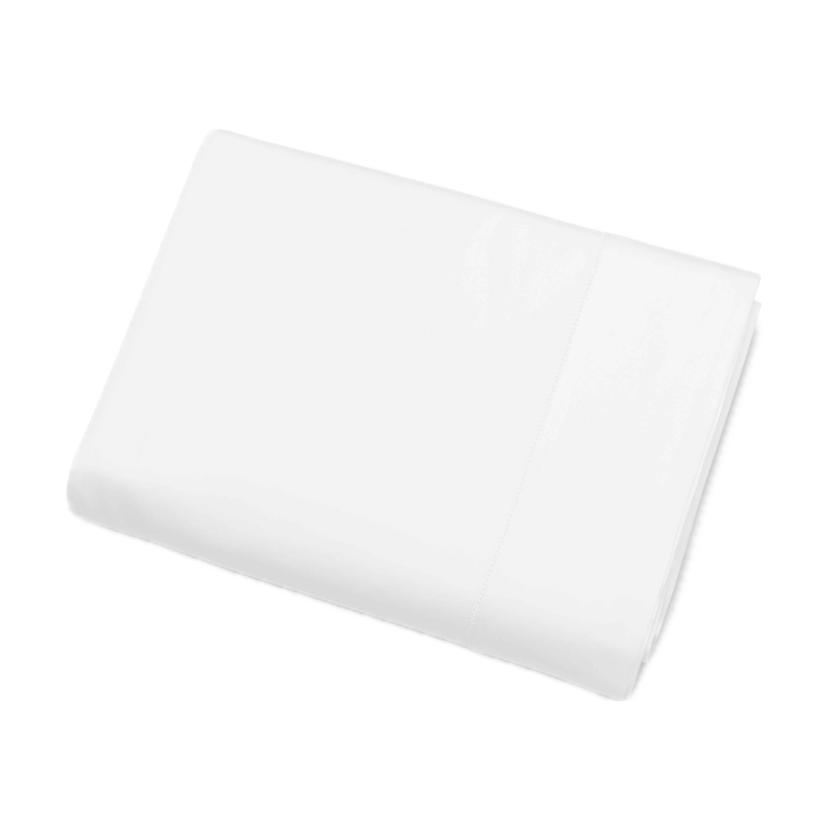 Folded Flat Sheet of White Signoria Nuvola Bedding