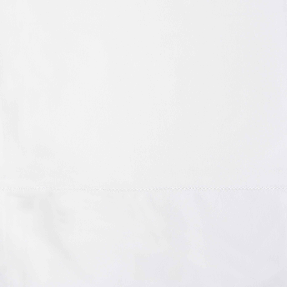 Swatch Sample of White Signoria Nuvola Percale Bedding