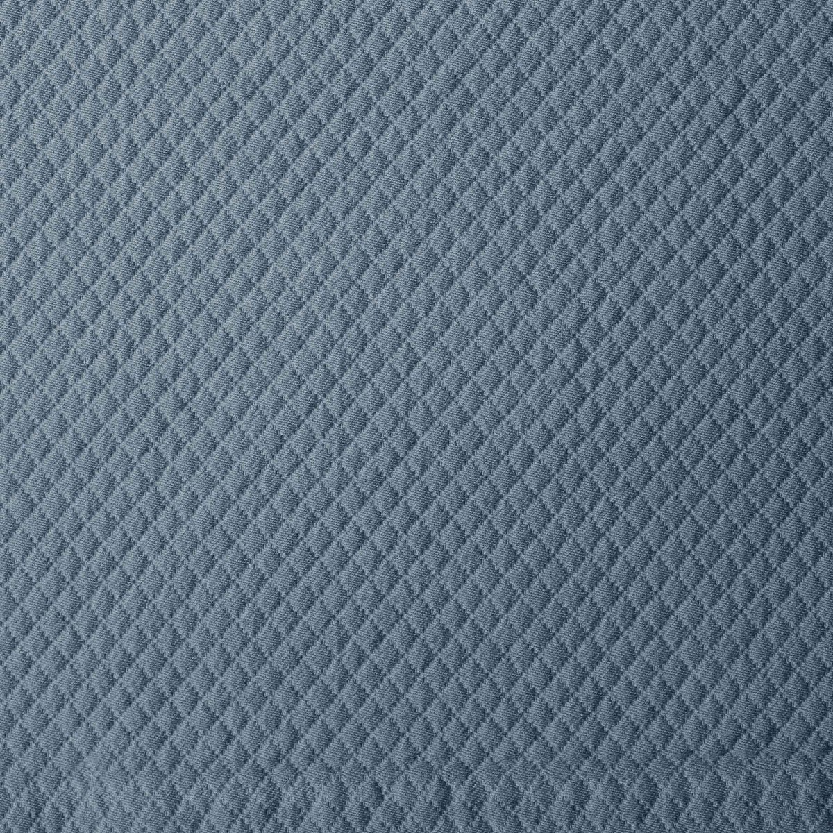 Fabric Closeup of Antique Blue Signoria Olivia Coverlet &amp; Sham
