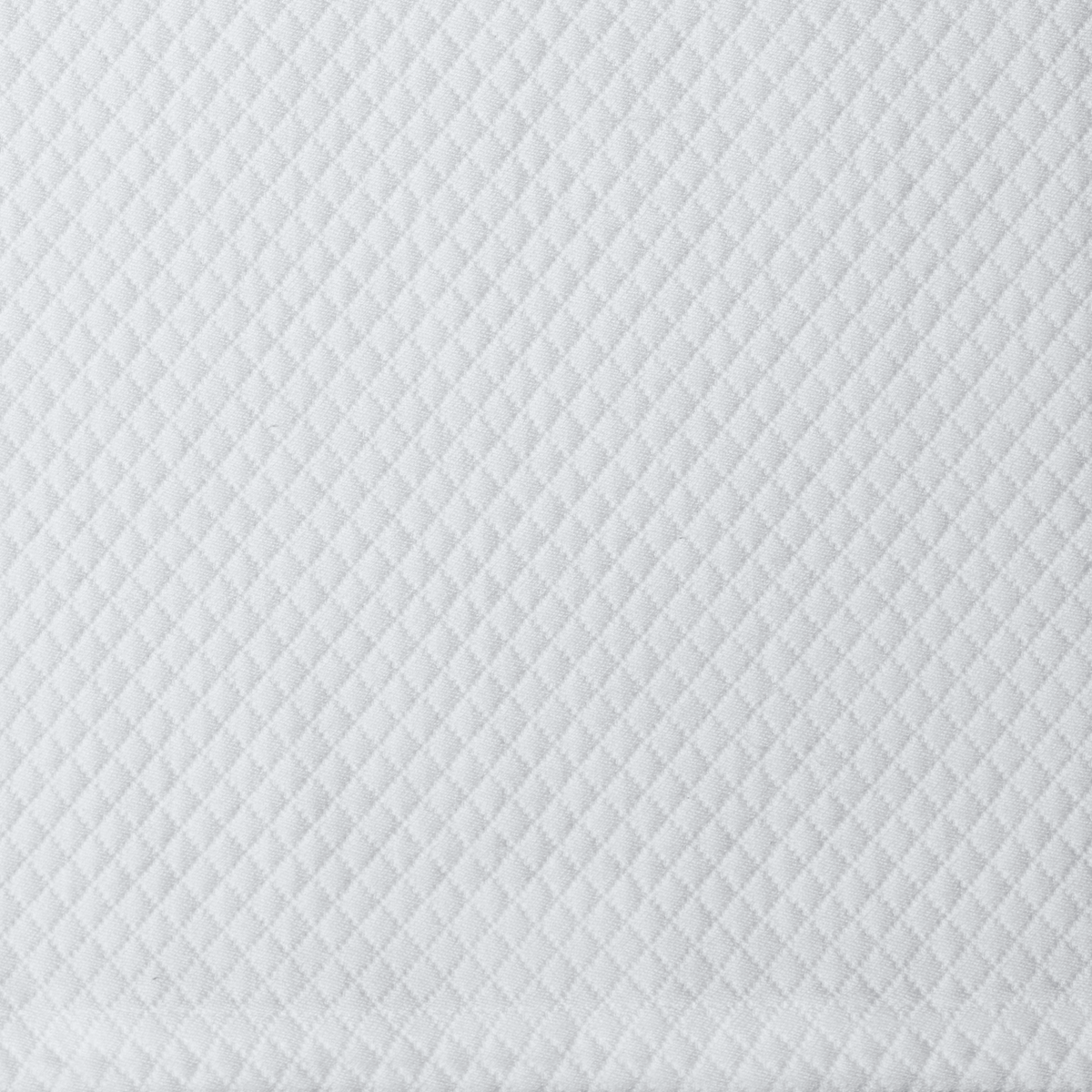 Fabric Closeup of White Signoria Olivia Coverlet &amp; Sham