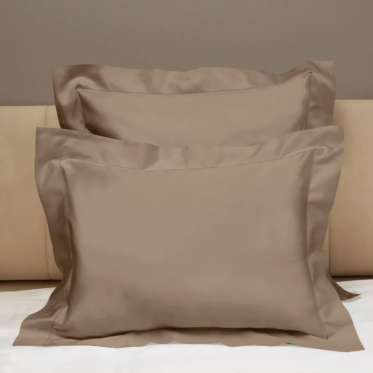 Shams of Signoria Raffaello Bedding in Brown