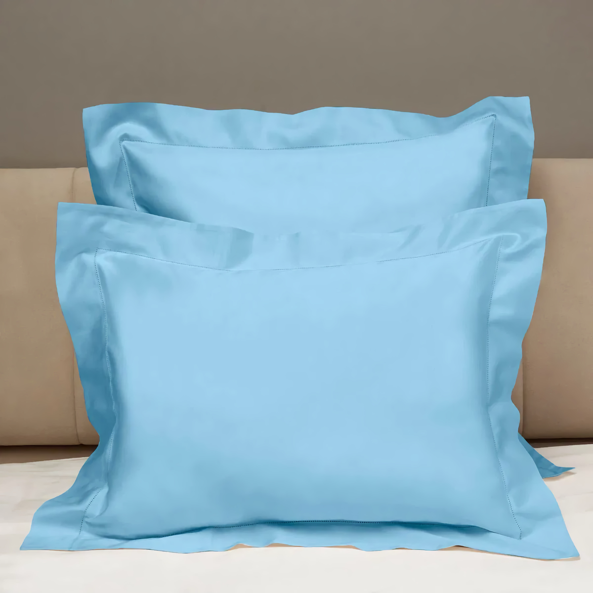 Shams of Signoria Raffaello Bedding in Cerulean Blue