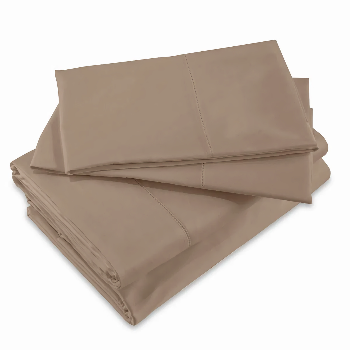 Folded Sheet Set of Signoria Raffaello Bedding in Brown