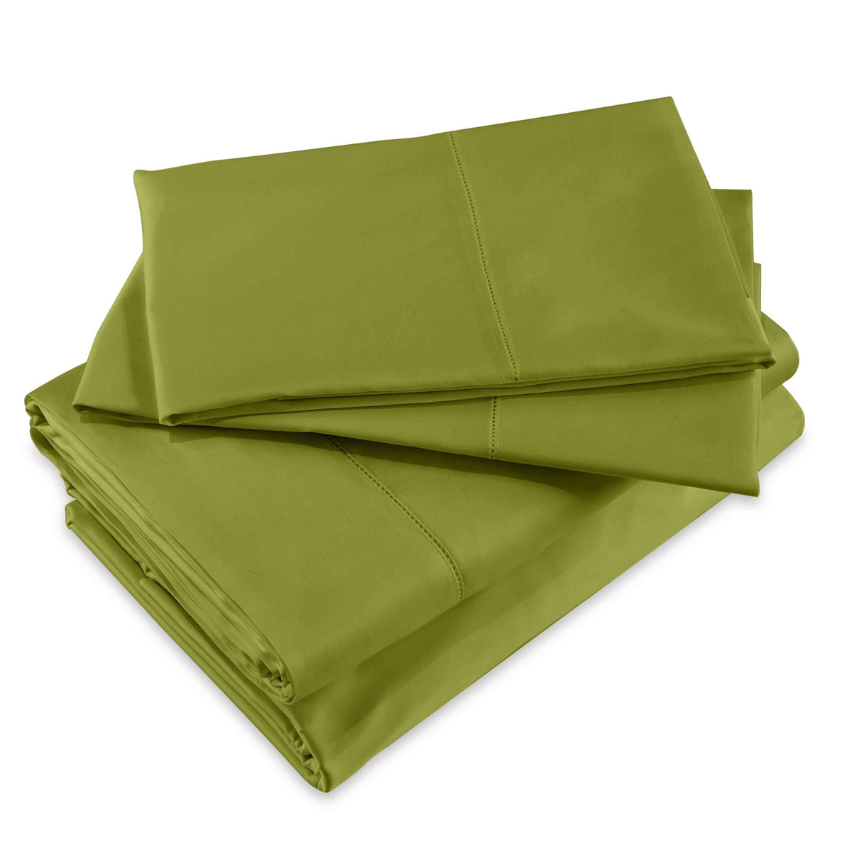 Clear Image of Signoria Raffaello Sheet Set in Moss Green Color