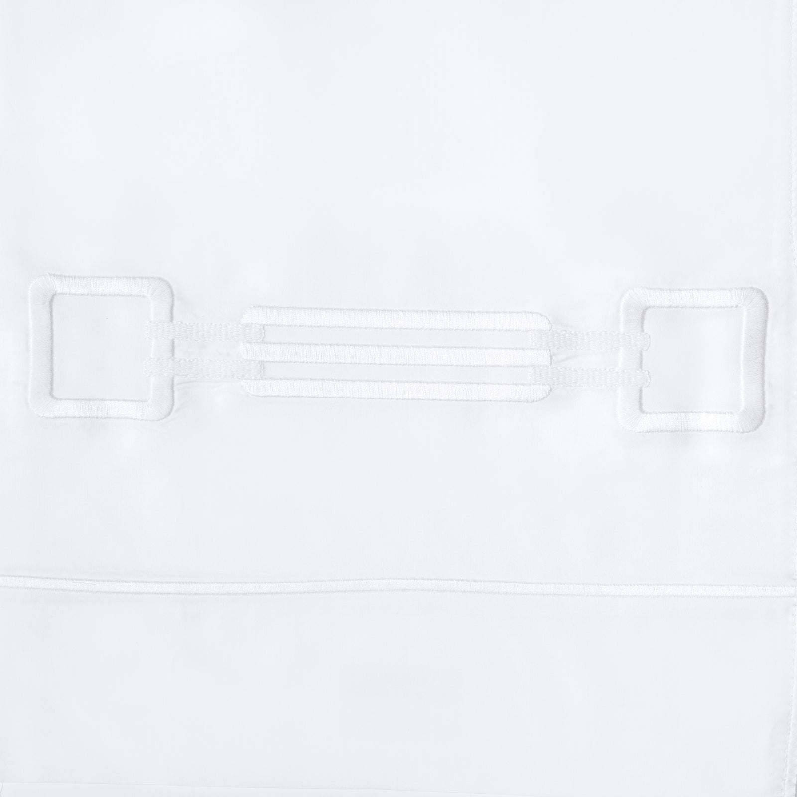 Closeup View of Signoria Retrò Bedding in White Color