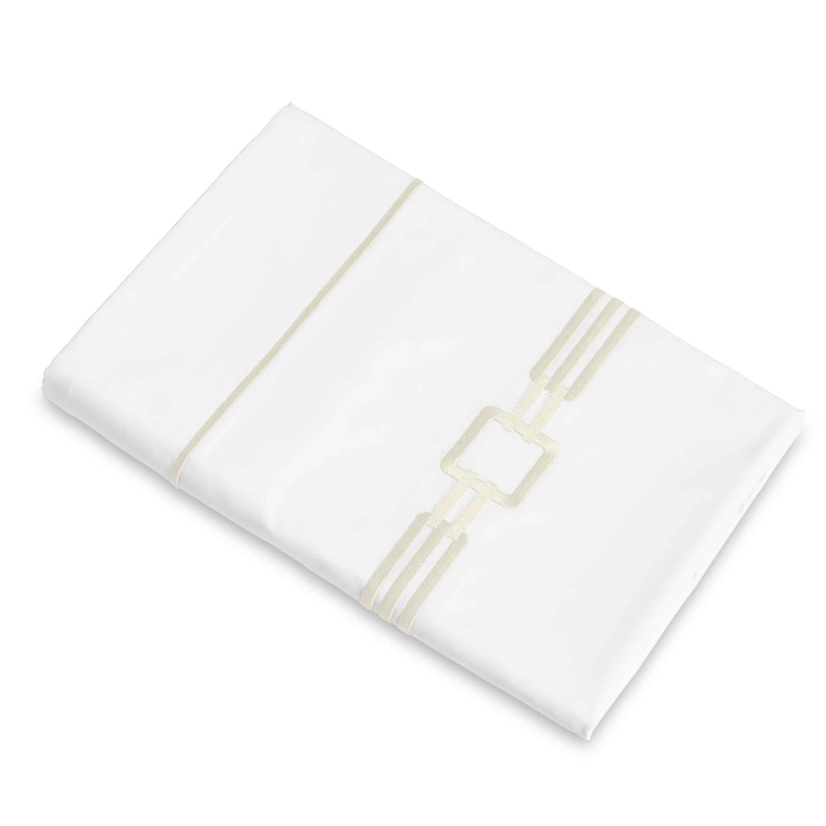 Clear Image of Signoria Retrò Flat Sheet in White/Ivory Color