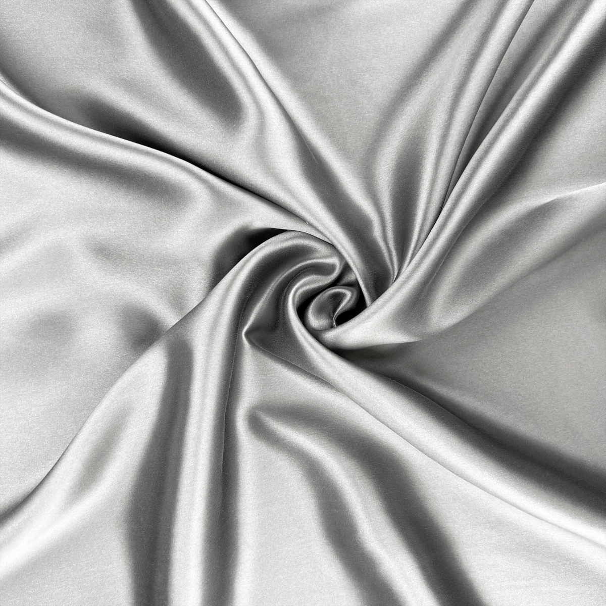 Mulberry Park Silks 22 Momme Silk Flat Sheets - Silver