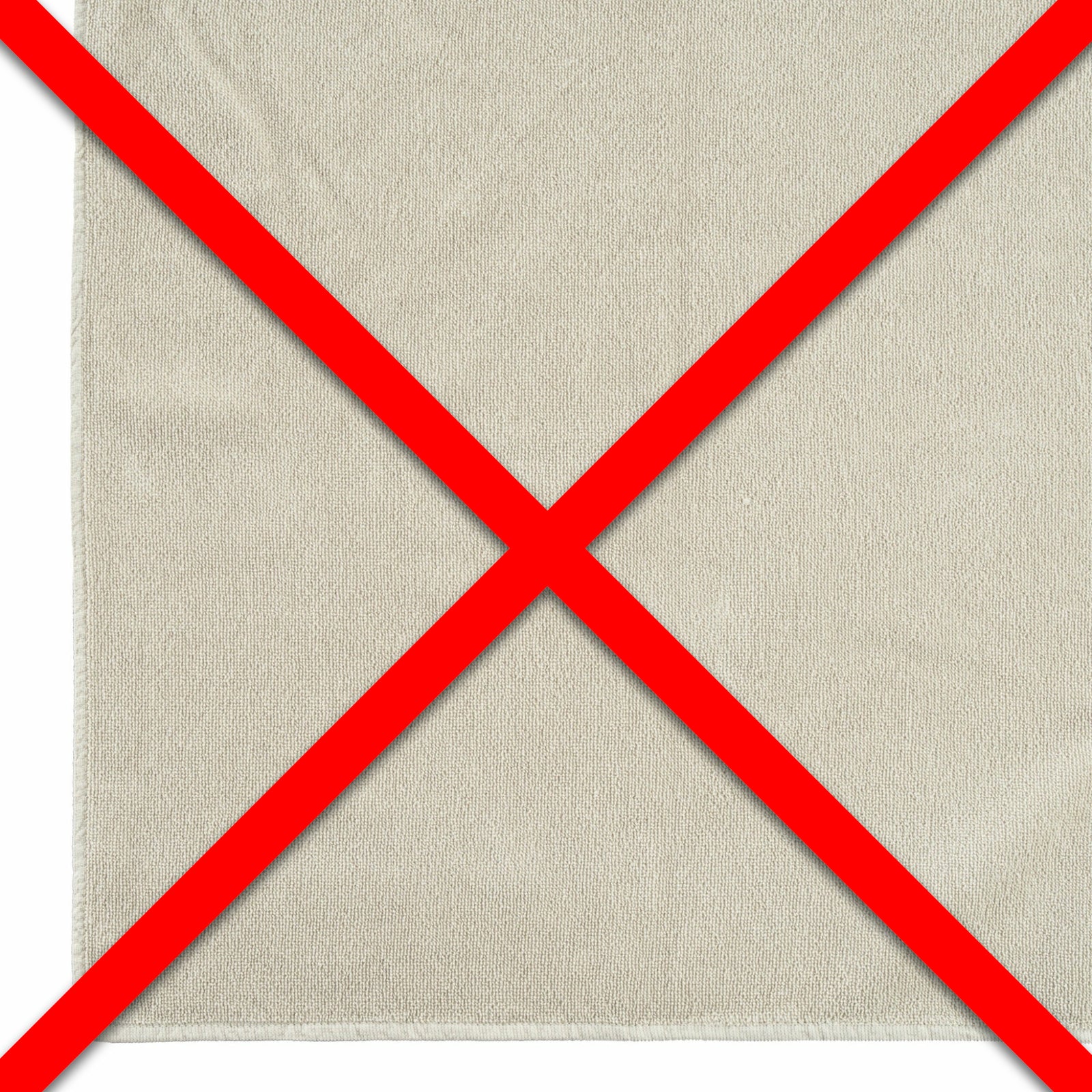 Three rolled Abyss Spa towels in beige, white, and gray are stacked on dark towels atop white stones. DISCONTINUED EARLY 2024.