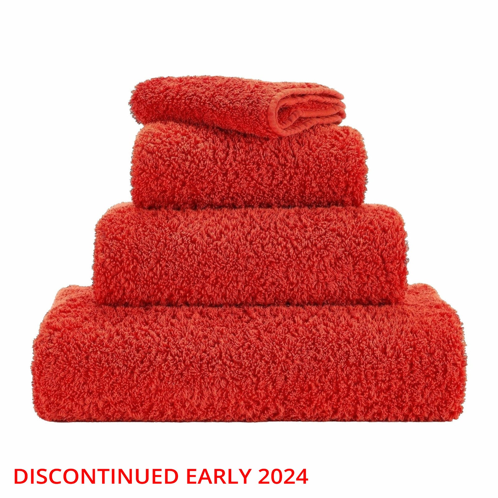 Abyss Super Pile Bath Towels and Mats - Flame (565)