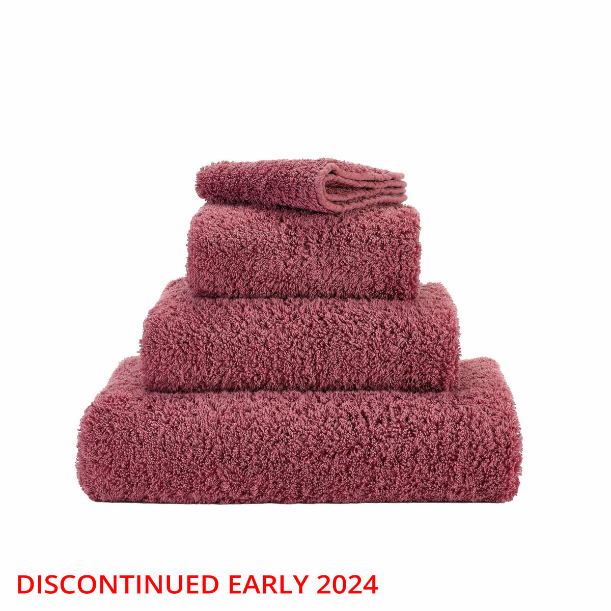 Abyss Super Pile Bath Towels and Mats - Rosewood (512)