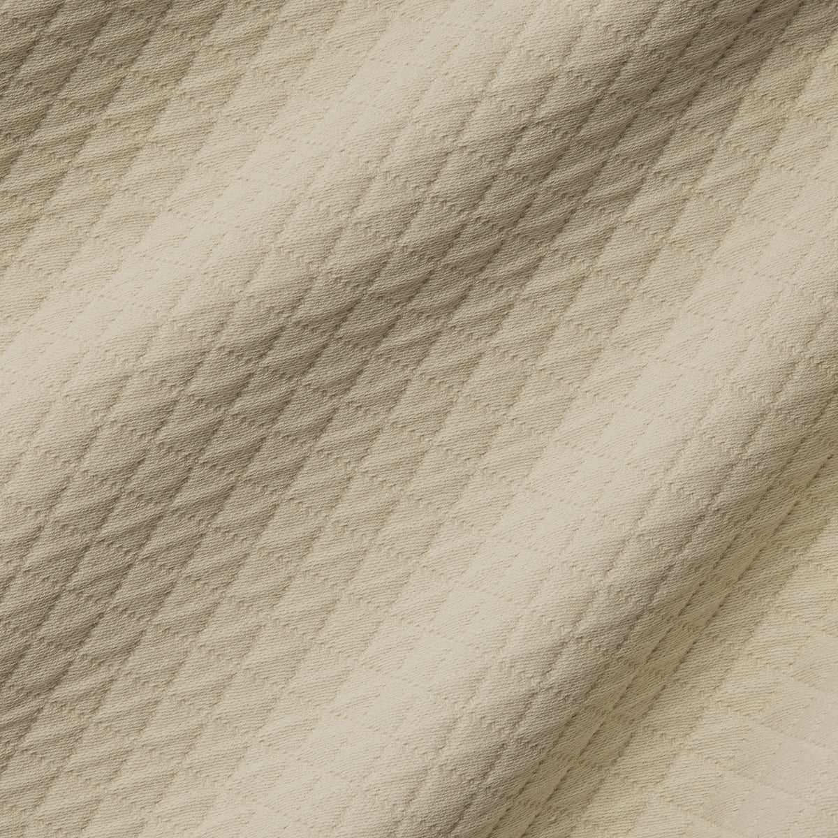 Texture of Sferra Rombo Coverlet and Shams Sand