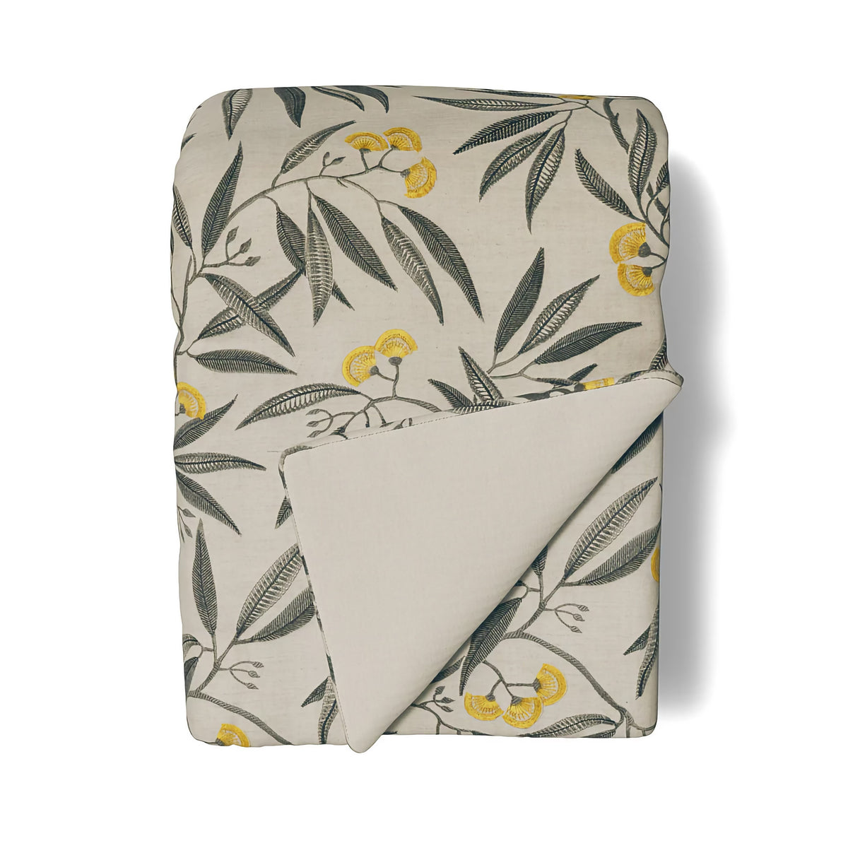 Folded The Met x Ann Gish Alyssum Throw Reversible