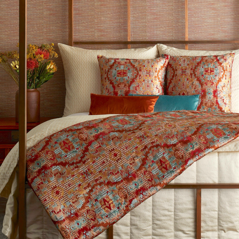 The Met x Ann Gish Dowry Throw and Decorative Pillow - Hearth featured image