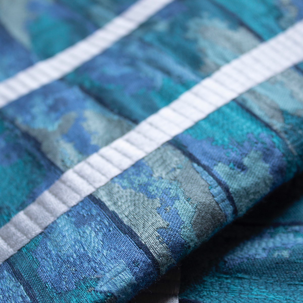 Fabric of The Met x Ann Gish Egyptian Faience Duvet Cover and Sham in Nile