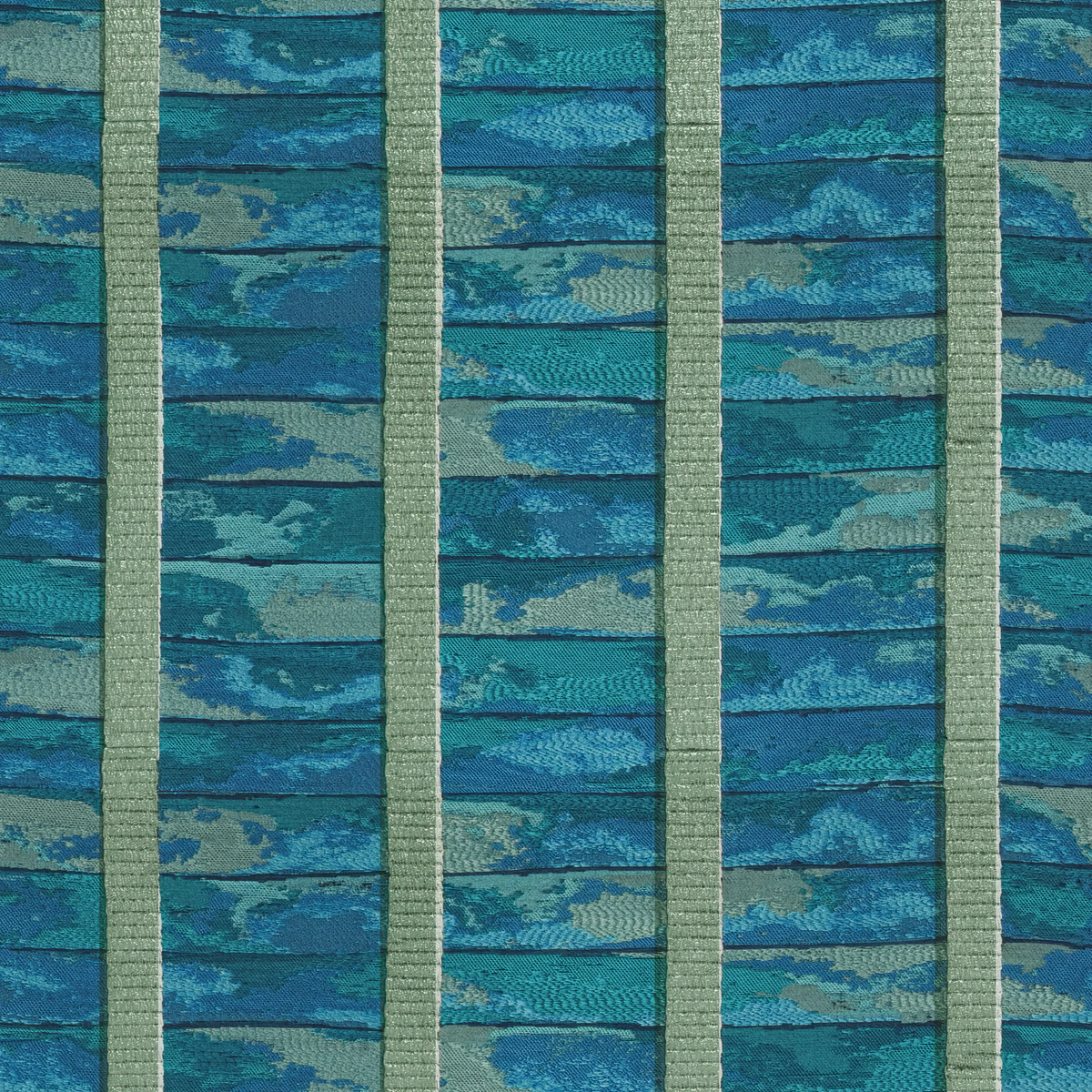 Swatch Sample of The Met x Ann Gish Egyptian Faience Duvet Cover and Sham in Nile