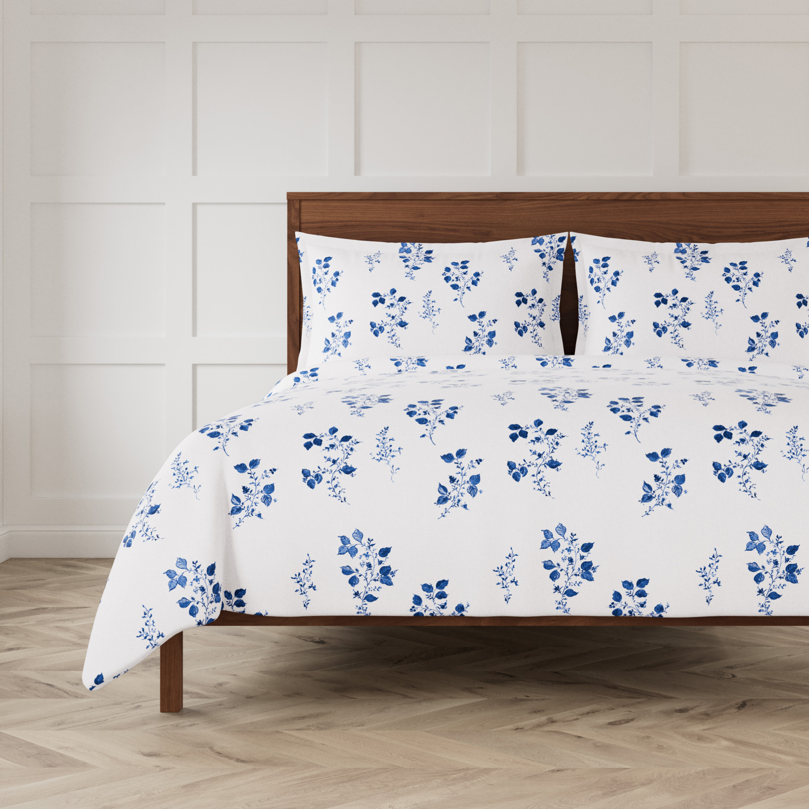 The Met x Ann Gish Indigo Duvet Set in Indigo