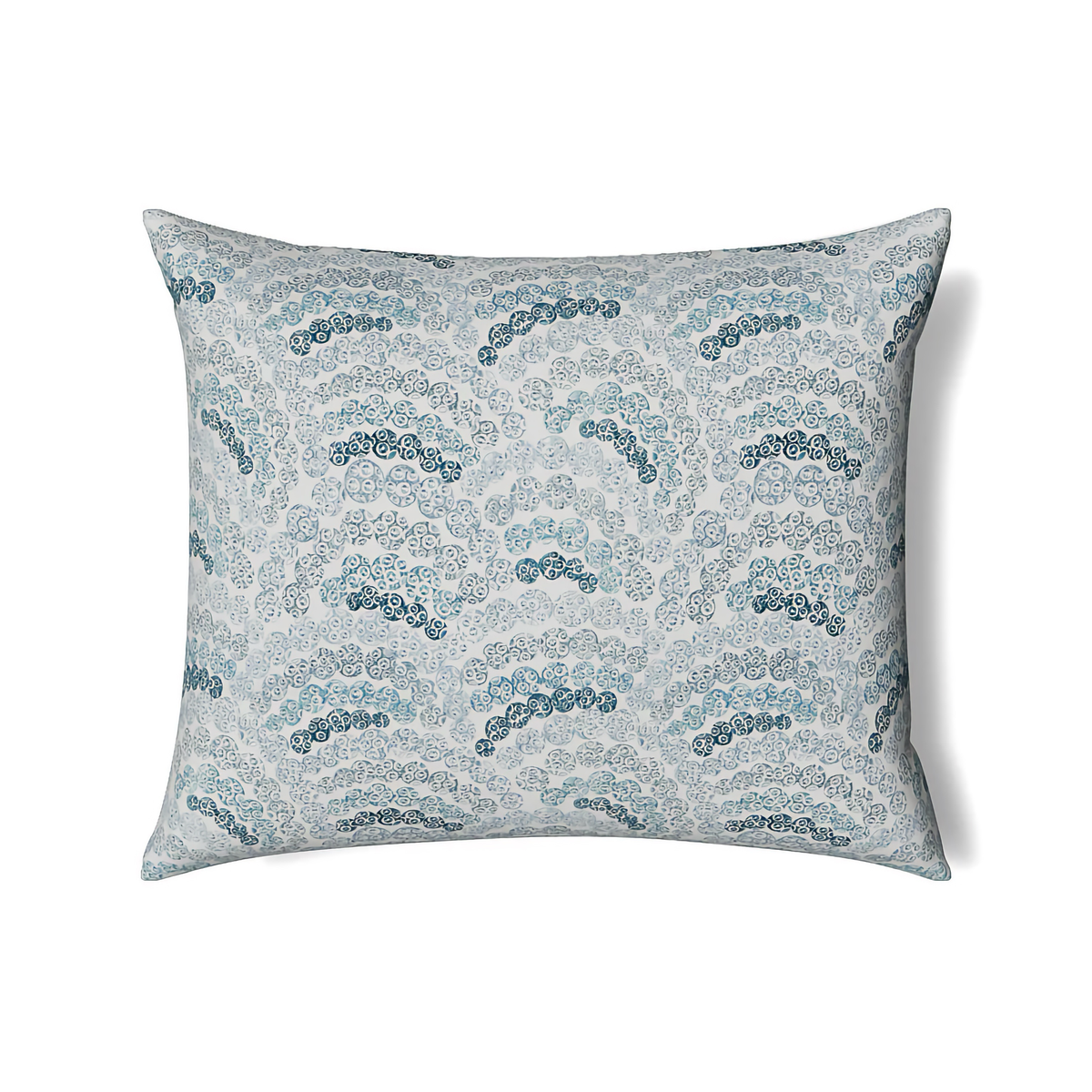 36x30 Decorative Pillow of The Met x Ann Gish Nazar Bedding in Blues