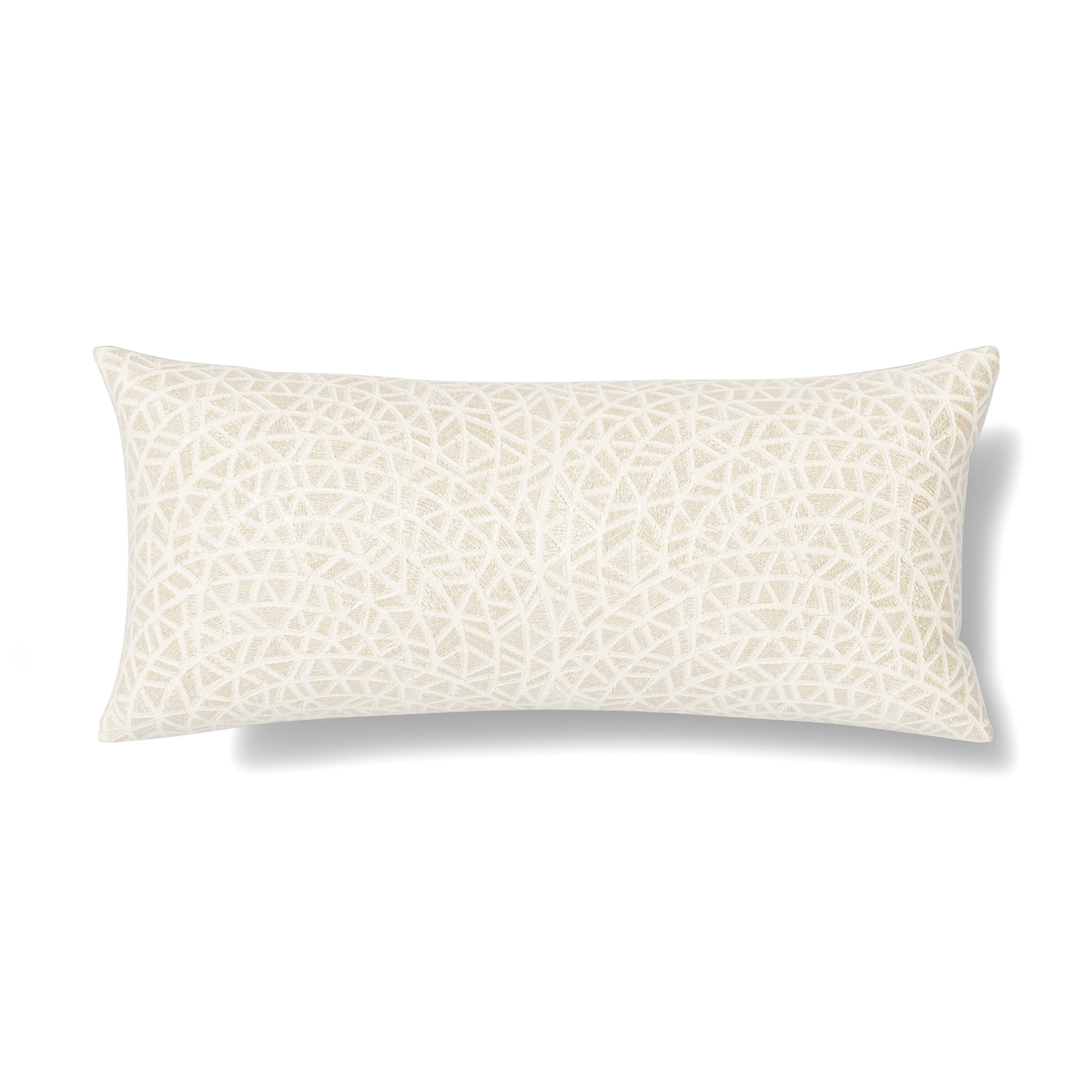 The Met x Ann Gish Ornament 36x16 Decorative Pillow in Bone and Bone