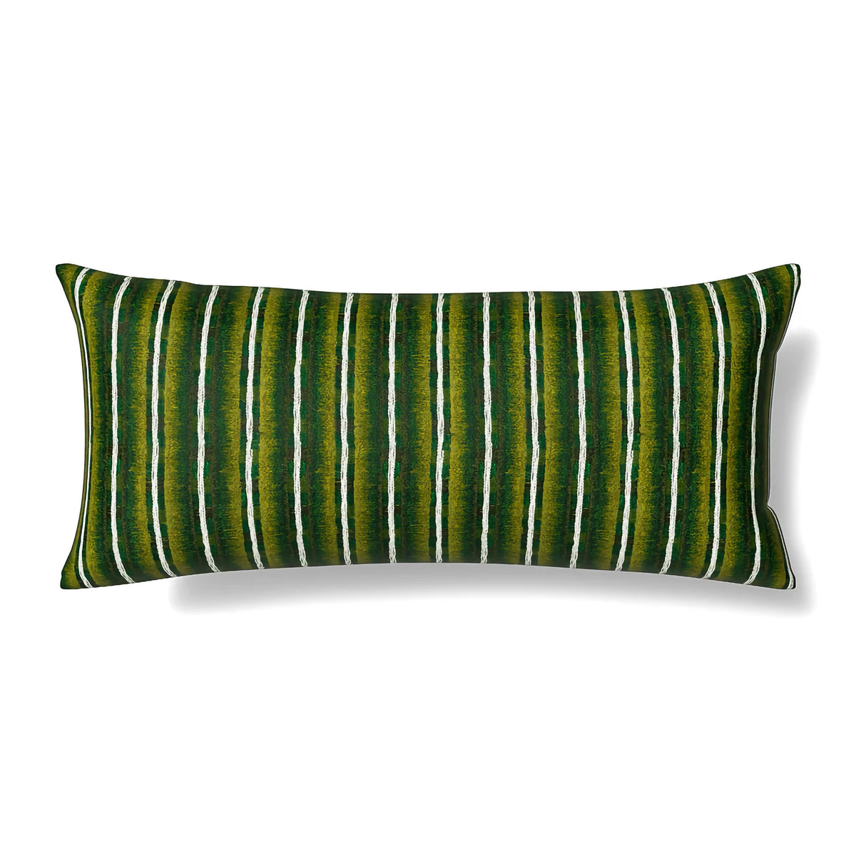 36x16 The Met x Ann Gish Pluma Decorative Pillow in Green