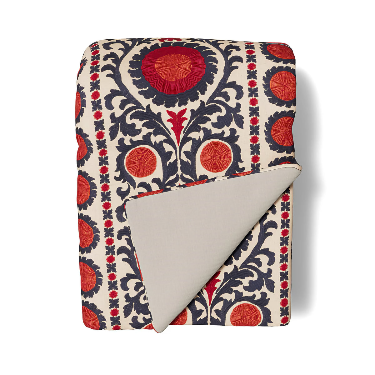 Folded The Met x Ann Gish Suzani Throw