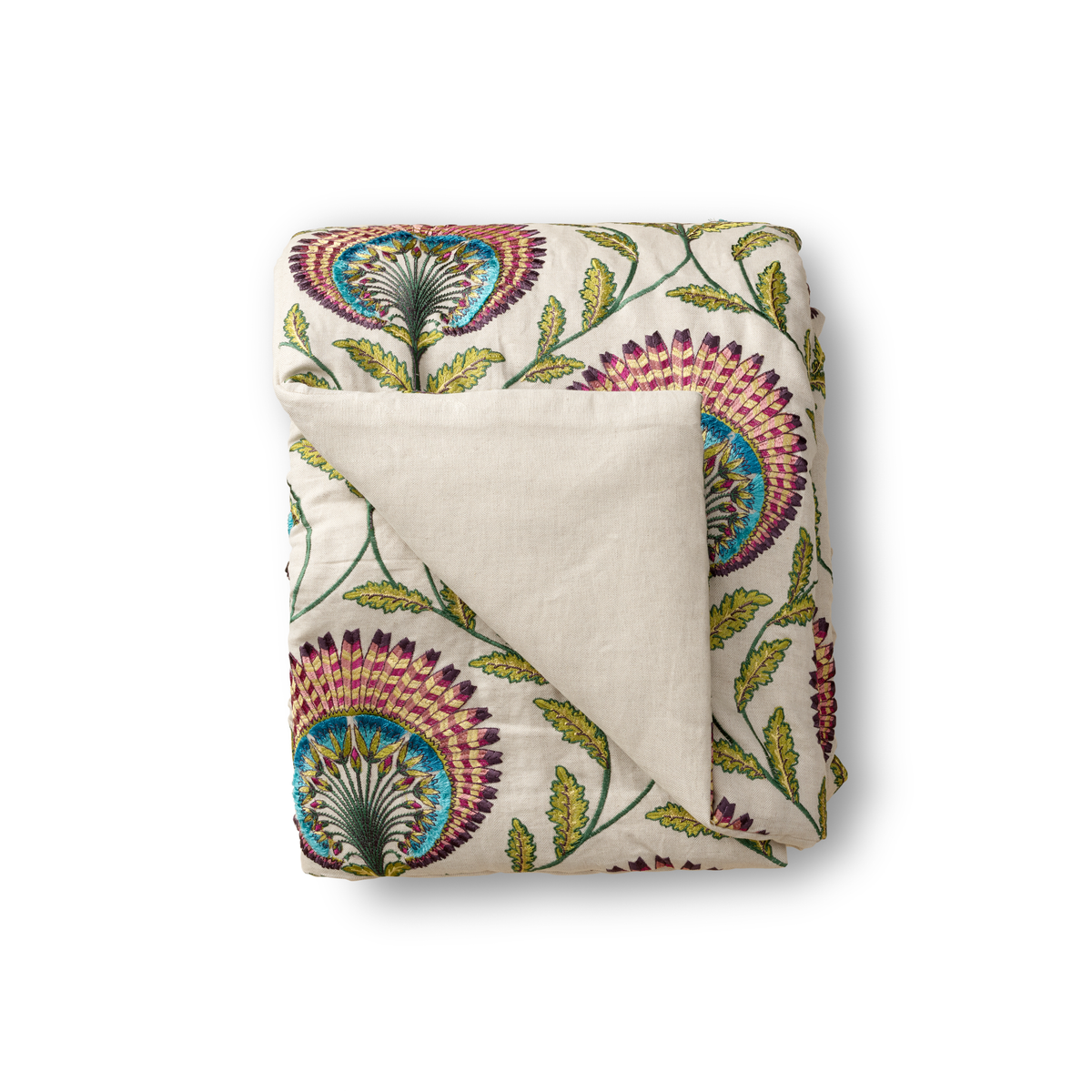 The Met x Ann Gish Tavus Throw with Fold 
