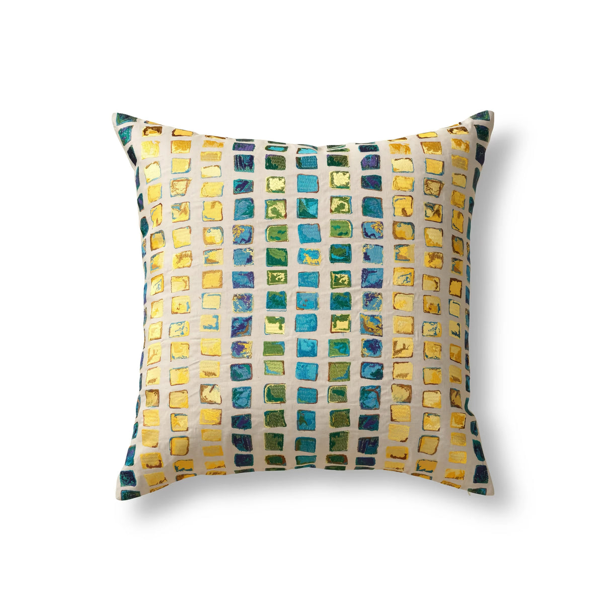 The Met x Ann Gish Tesserae Mosaic Decorative Pillow