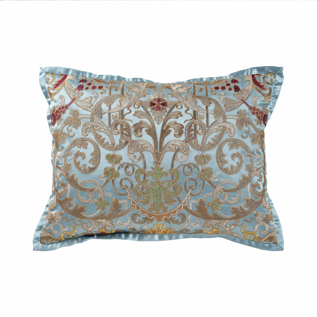 Silo of The Met x Ann Gish Venezia 1612 Decorative Pillow in Blue